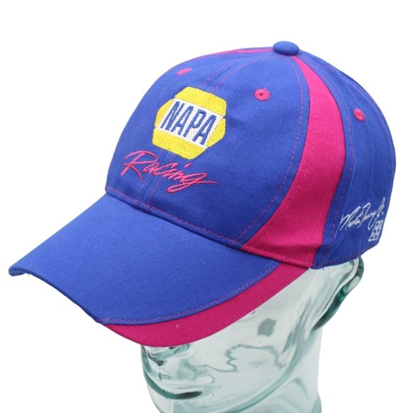 NAPA Racing Breast Cancer Susan G Komen Hat Cap Ron Capps Martin Truex Jr - Picture 3 of 9